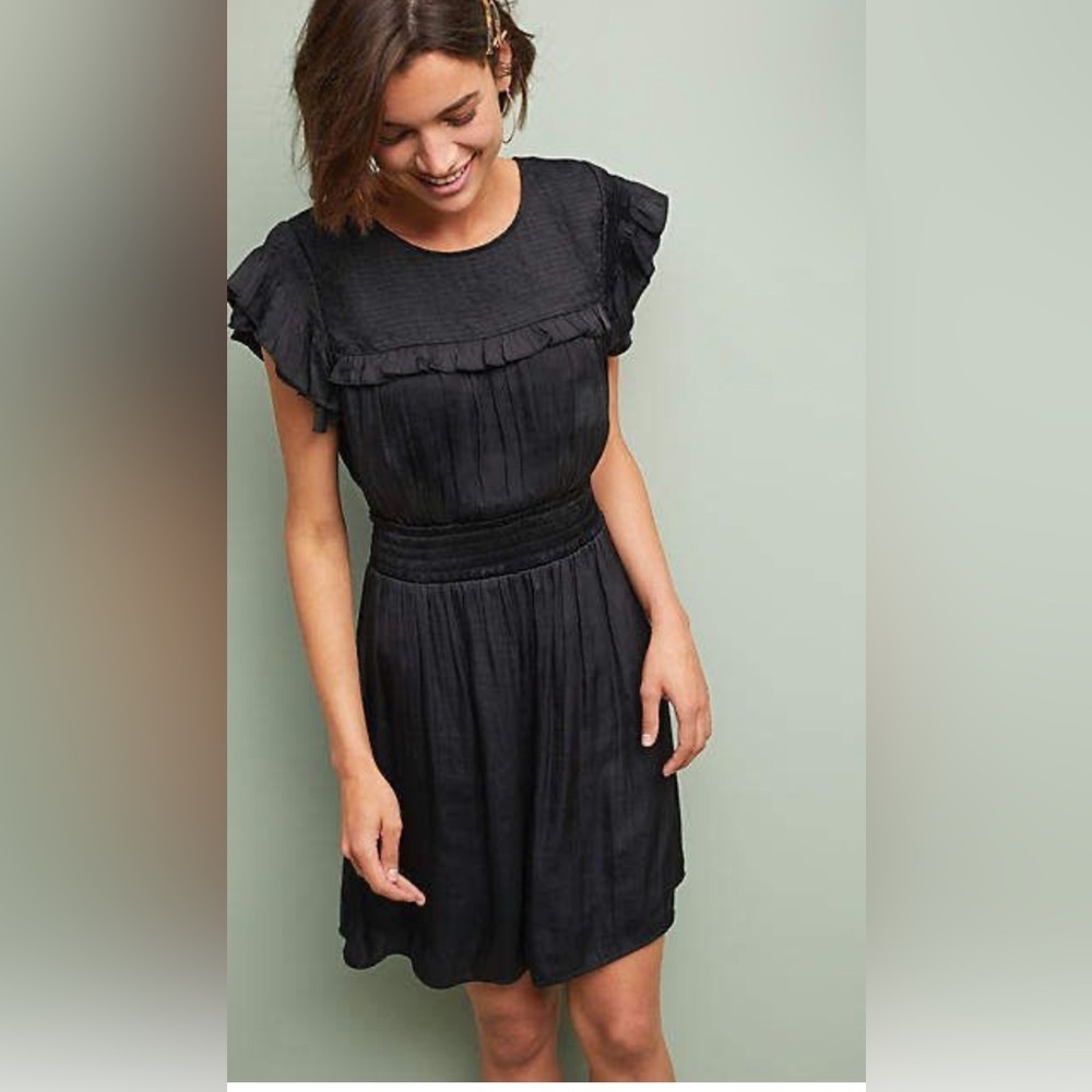 Anthropologie Dolan Black Dress size Medium - Picture 1 of 6